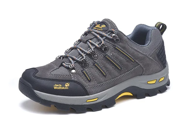 Jack Wolfskin Army Green Black Olive Suede And Mesh Upper Rubber Toe Cap Hiking Boots 7