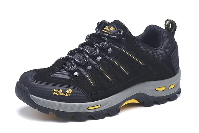 Jack Wolfskin Army Green Black Olive Suede And Mesh Upper Rubber Toe Cap Hiking Boots 13