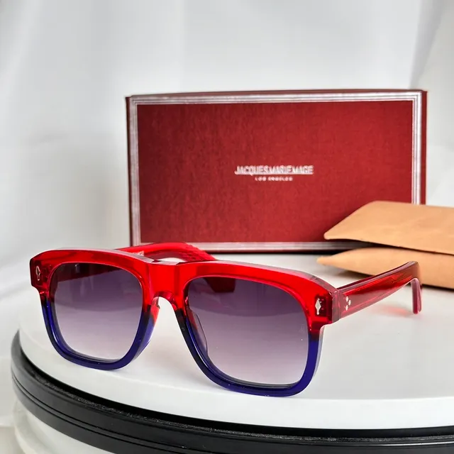 Jacques Marie Mage Tortoiseshell Square Sunglasses 2