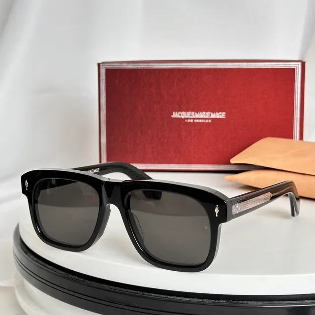 Jacques Marie Mage Tortoiseshell Square Sunglasses 7