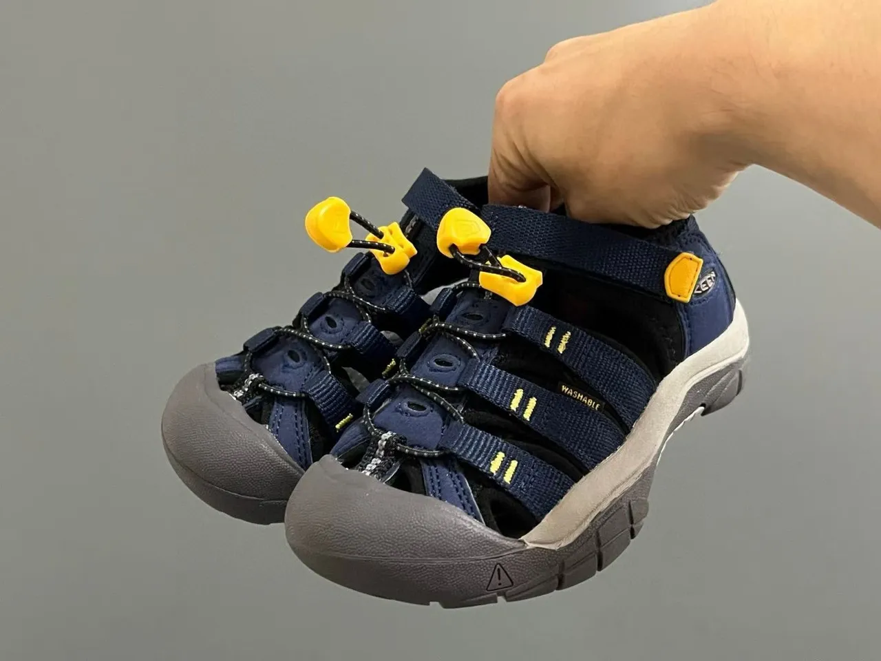 KEEN Blue Gray Multi-Strap Adjustable Closure Casual Sandals 23