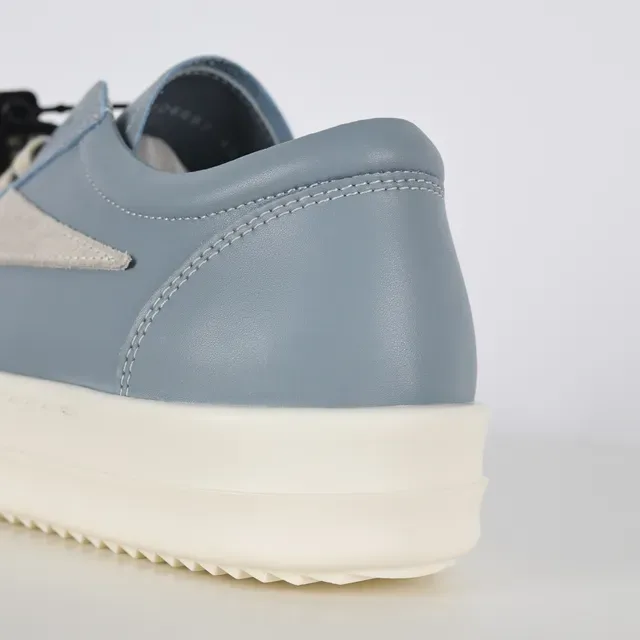 Light Blue and Beige Two-Tone Platform Sneakers 4