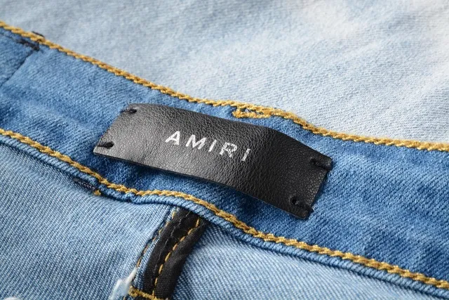 Light-Wash Distressed Slim-Fit Ripped Jeans 17