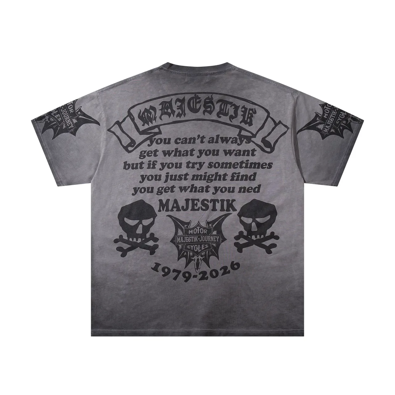MAJESTIK Graphic-Print Rhinestone-Embellished Oversized T-Shirt 4