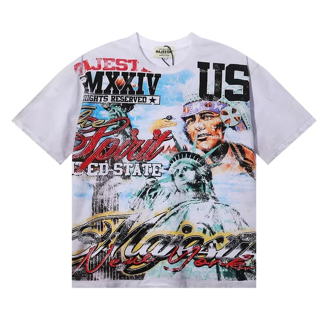 Majestik MX XIV The Spirit United State Graphic T-Shirt 3