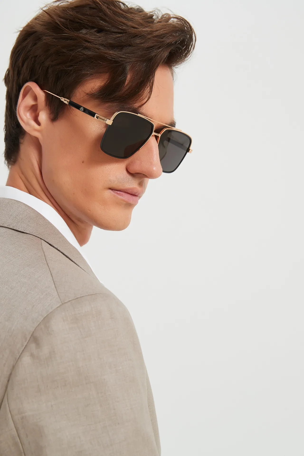 Maybach The End II Square Aviator Sunglasses 5