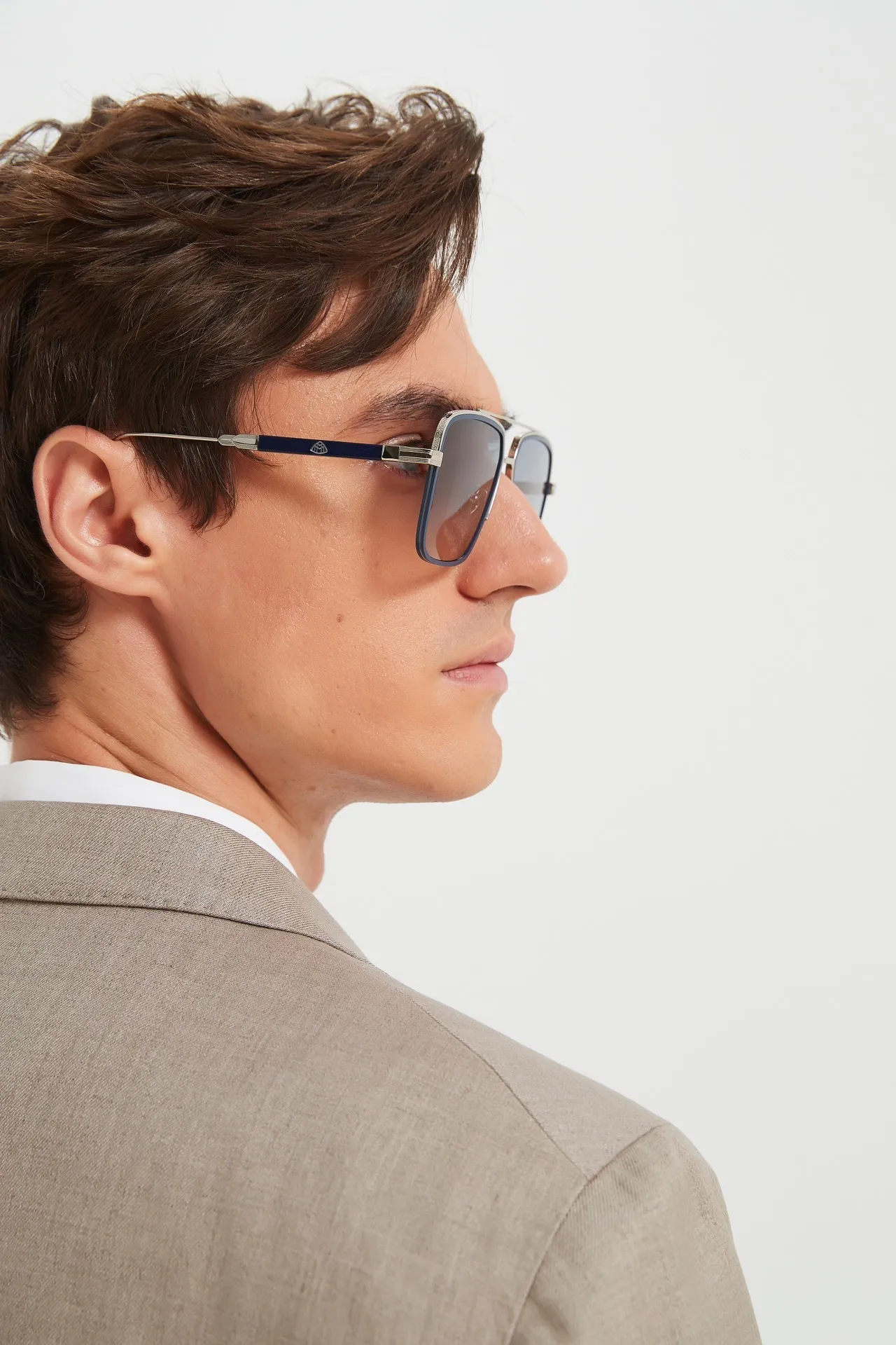 Maybach The End II Square Aviator Sunglasses 8