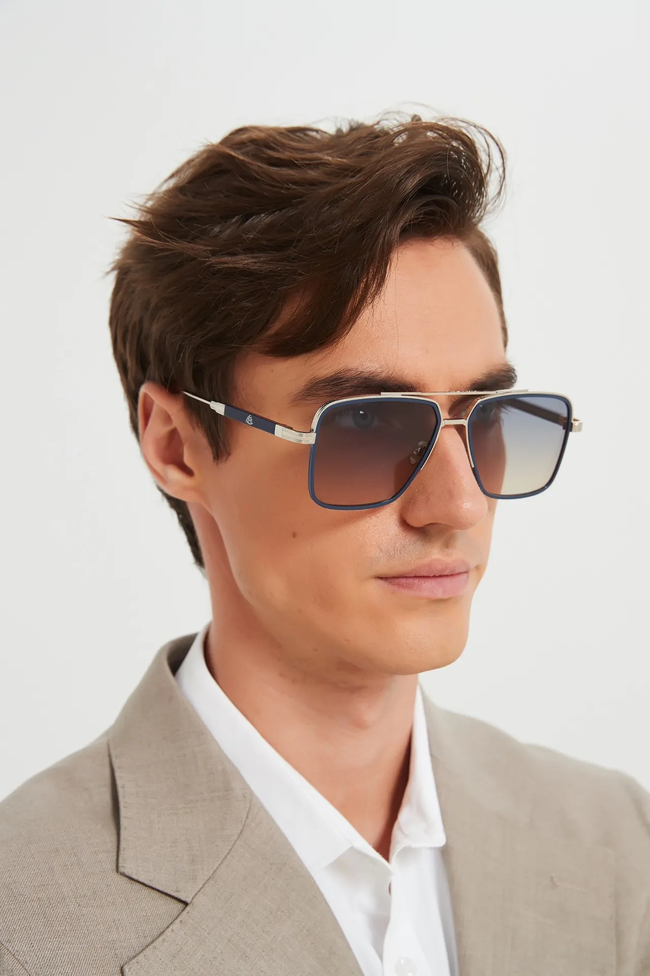 Maybach The End II Square Aviator Sunglasses 9