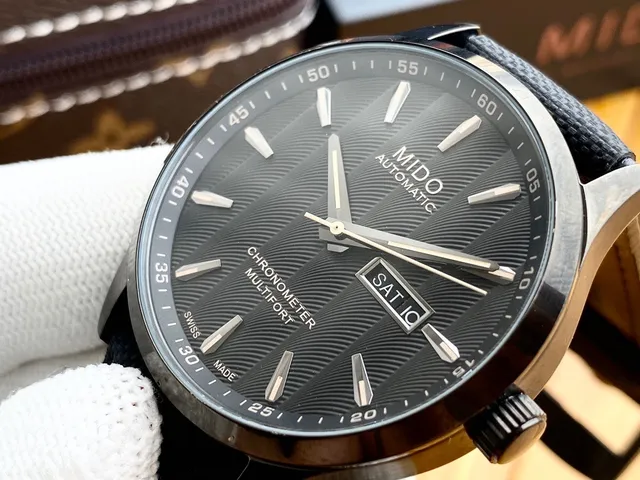 MIDO Multifort Chronometer Black Dial Mechanical Watch 5
