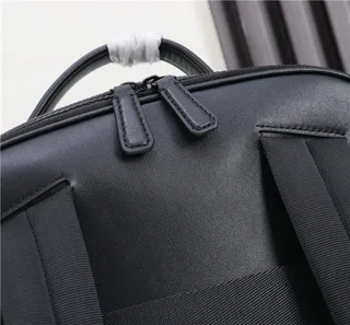 Montblanc Black Diamond-Weave Structured Casual Backpack 6