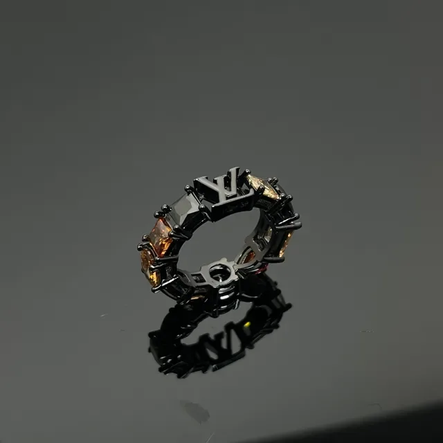 Multi-Stone Prong-Set Geometric Ring 3