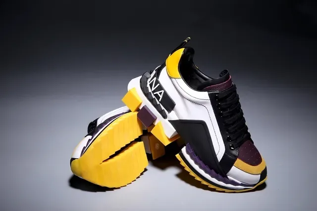 Multicolor Architectural Sole Low-Top Lifestyle Sneakers 3