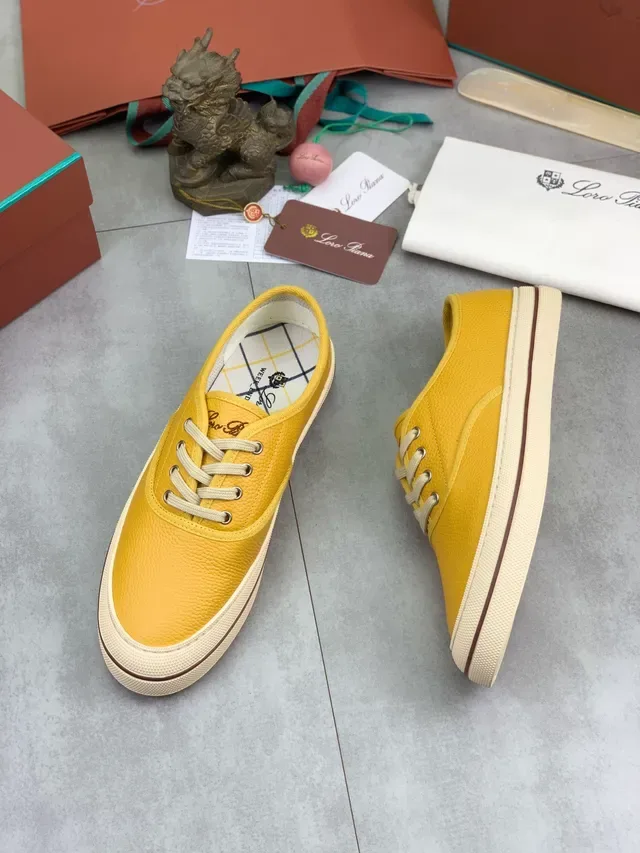 Mustard Yellow Textured Upper Cupsole Sneaker 5