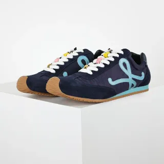 Tênis Navy e Light Blue com bordado de monograma lifestyle