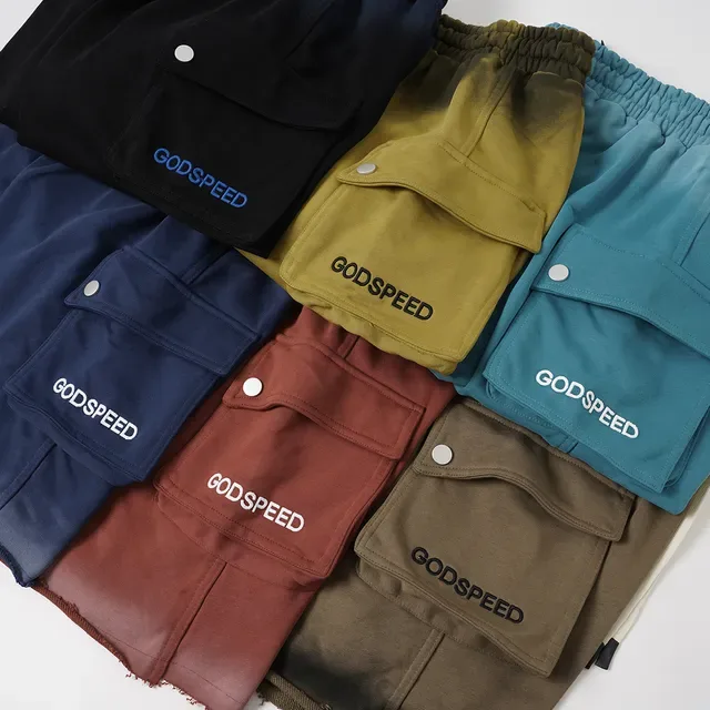 ODSPEED Gradient-Dyed Cargo Shorts 3