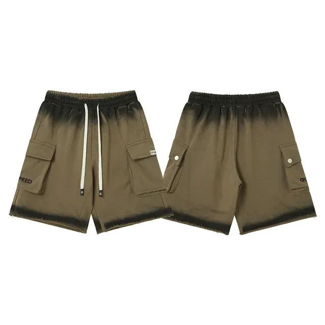 ODSPEED Gradient-Dyed Cargo Shorts 6