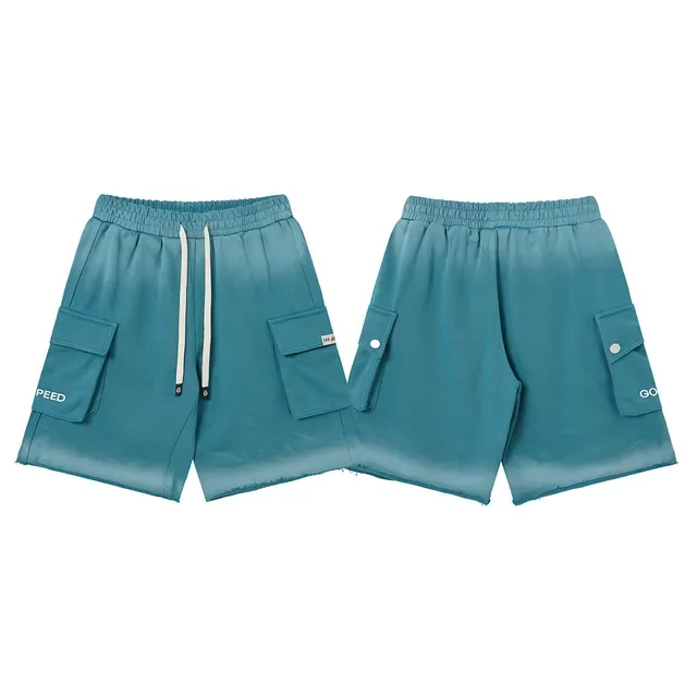 ODSPEED Gradient-Dyed Cargo Shorts 7