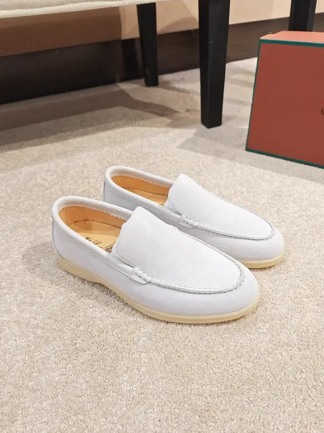 Off-White Suede Moc-Toe Loafer 4