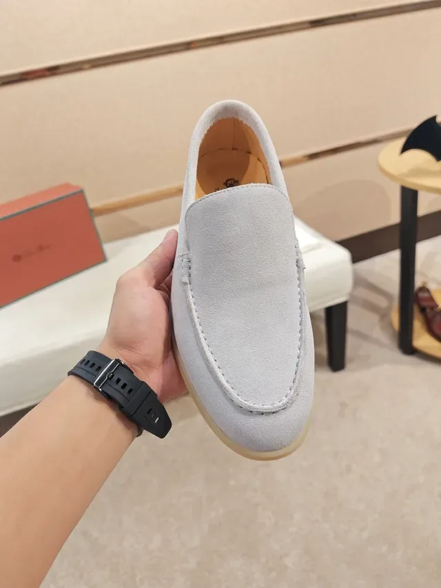Off-White Suede Moc-Toe Loafer 5