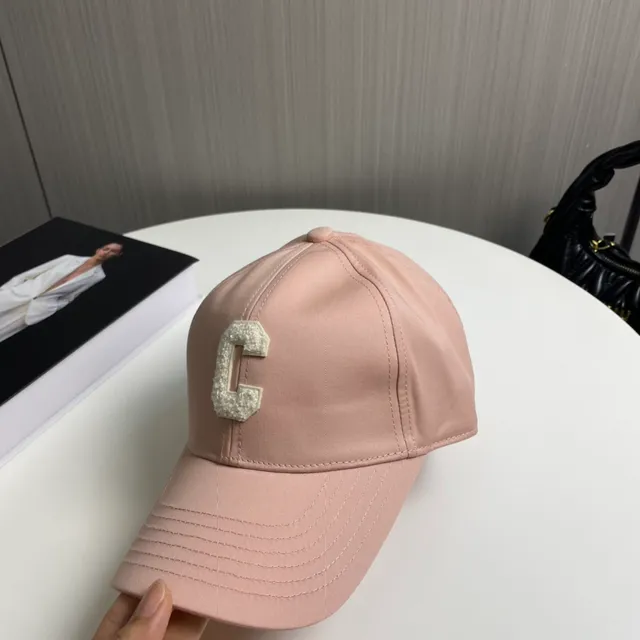 Purple Beige Structured Six-Panel Textured Embroidered Letter Baseball Cap 3