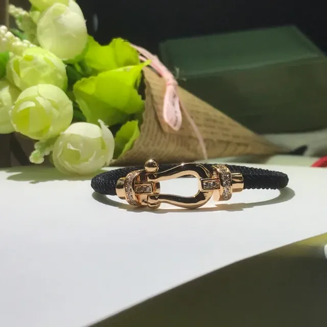 Red Braided Cord Shackle Clasp Bracelet 6