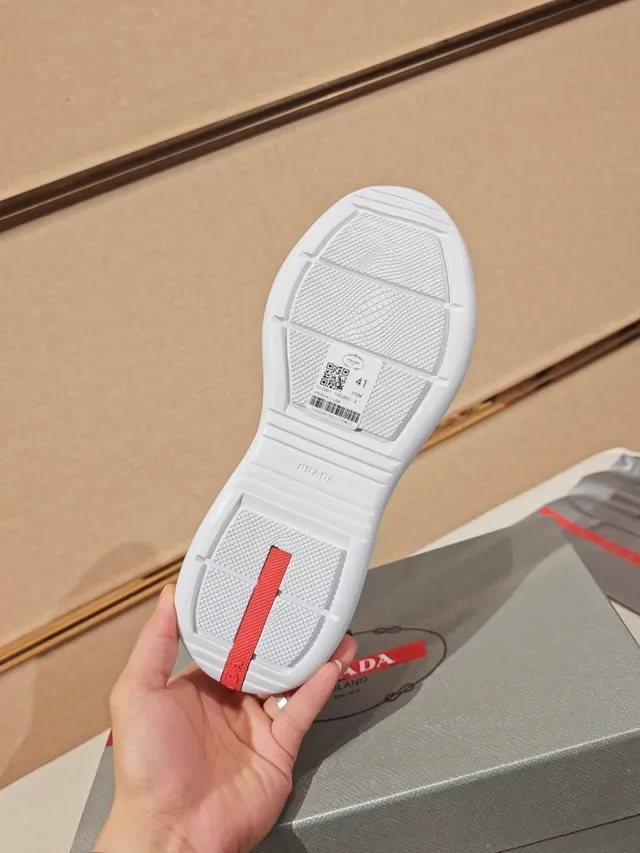 Red Glossy Patent and Mesh Lifestyle Sneaker 3