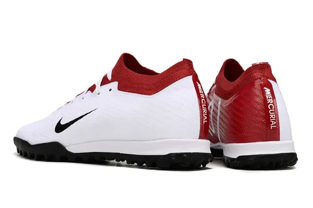 Zapatillas de fútbol turf Bold '90 rojo y blanco knit 4