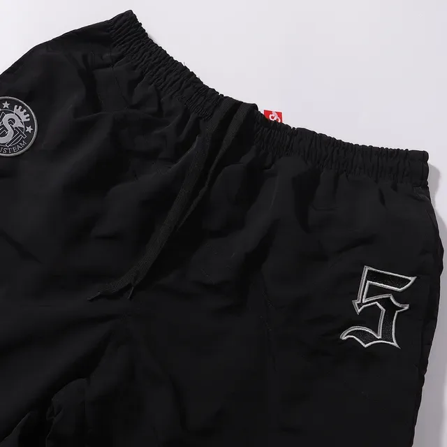 Relaxed-Fit Graphic Embroidered Pants 7