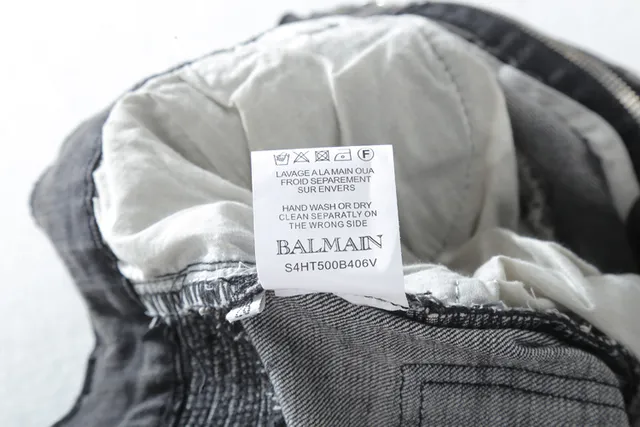 Washed Black Moto-Panelled Slim-Fit Jeans 4