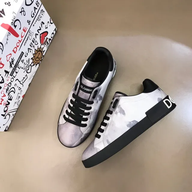 White and Gray Marble-Print Platform Lifestyle Sneaker 8