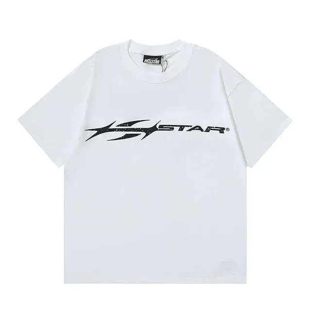 White Graphic Print Front and Back Logo T-Shirt 5