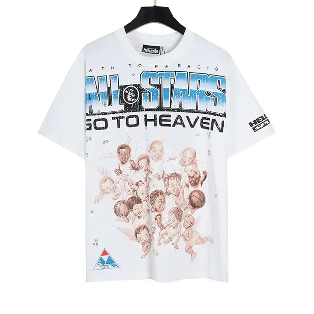 White Graphic-Print Oversized Basketball Cartoon T-Shirt 2