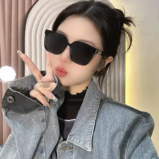 Gentle Monster Oversized Square Black Sunglasses