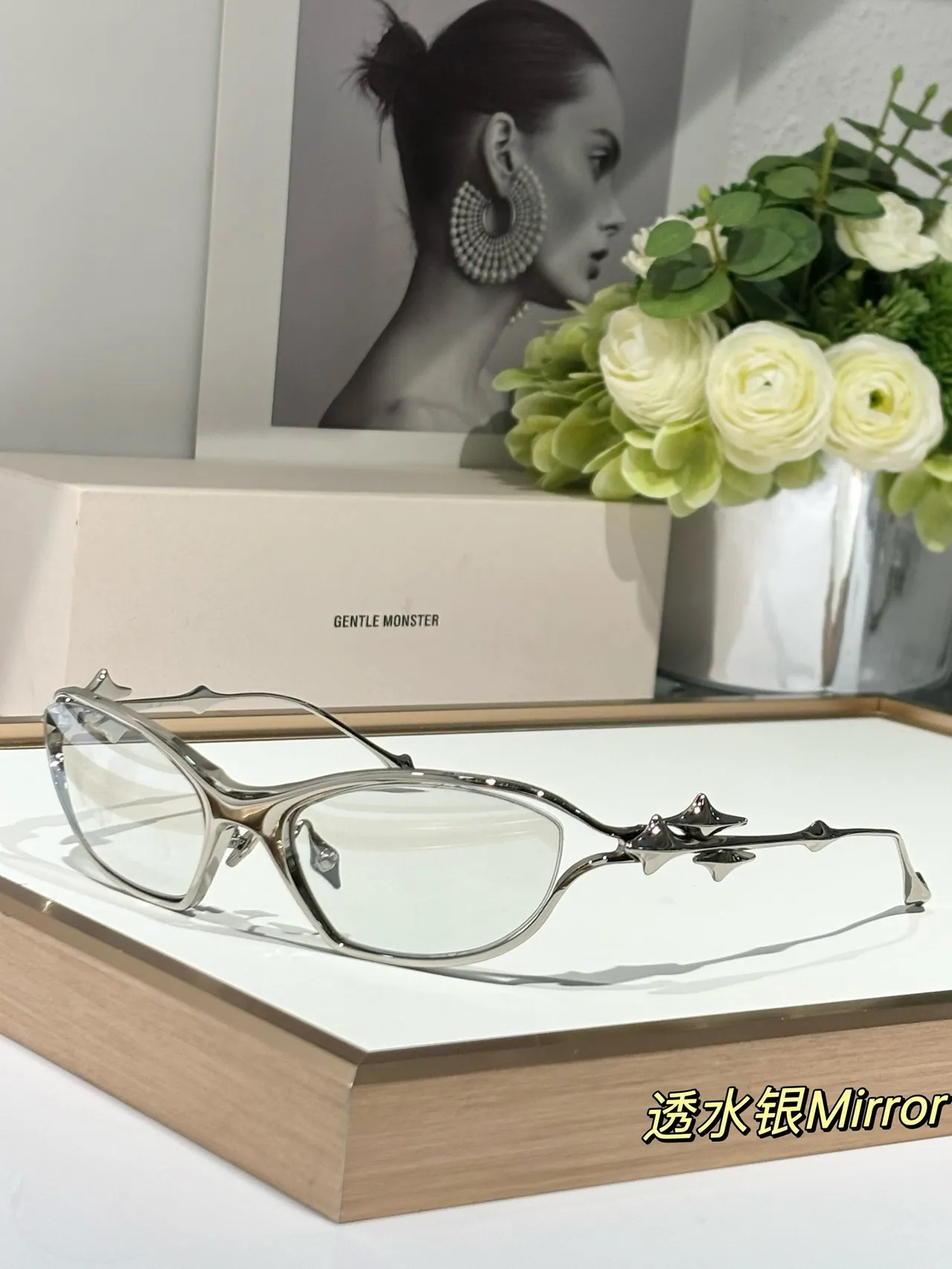 Gentle Monster Lunettes de soleil angulaires en forme d'œil de chat inspirées des étoiles 6