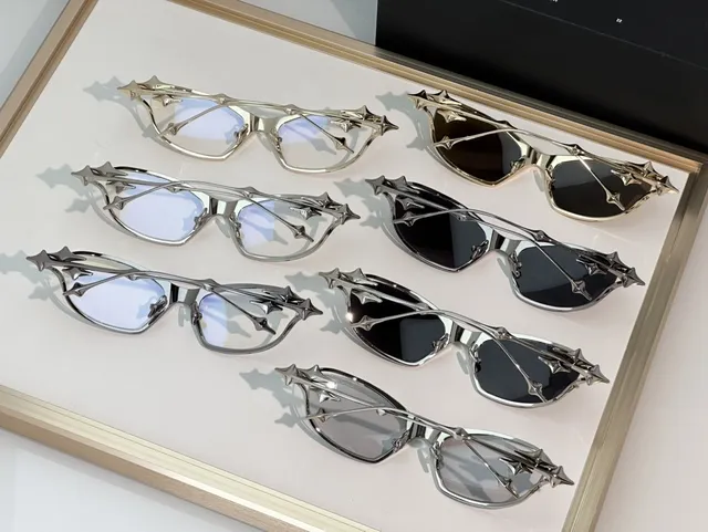 Gentle Monster Lunettes de soleil angulaires en forme d'œil de chat inspirées des étoiles 9