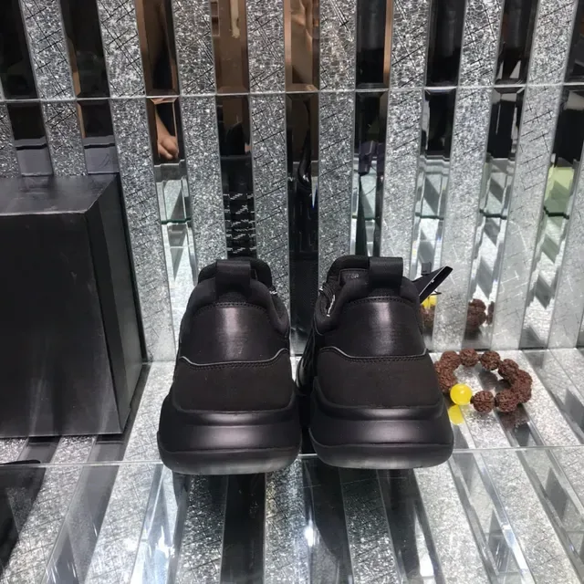 Giorgio Armani EA7 All-Black Mesh Lifestyle Sneaker 3