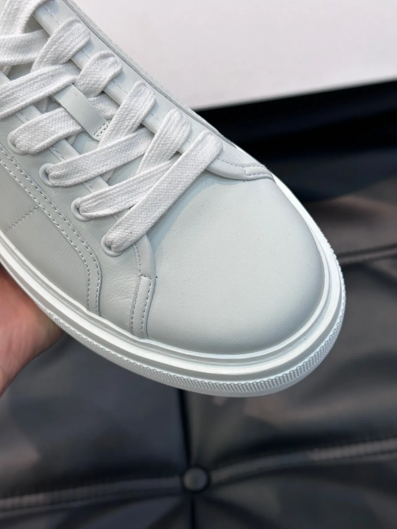 Givenchy City Sport Monocromas Couro Plataforma Lifestyle Sneakers 8