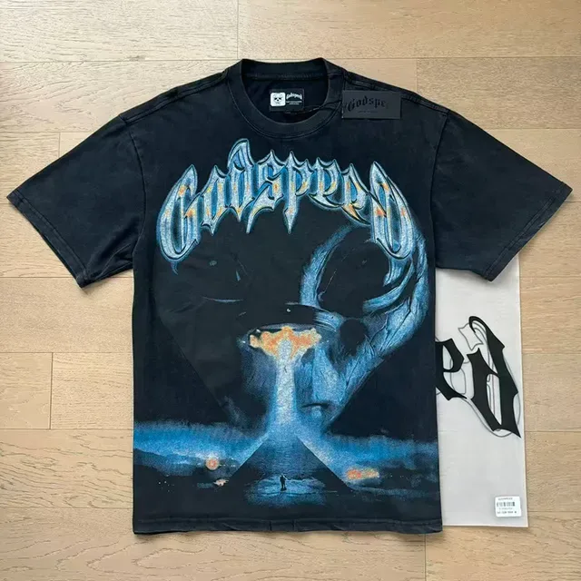 Godspeed Graphic Print Black T-Shirt 3