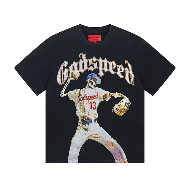Godspeed Graphic Print Black T-Shirt 2