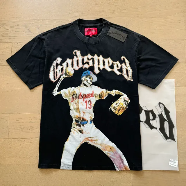 Godspeed Graphic Print Black T-Shirt 5