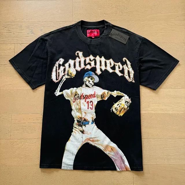 Godspeed Graphic Print Black T-Shirt 6