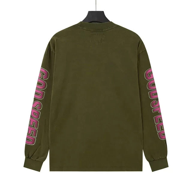 Godspeed Graphic Print Long-Sleeve Crewneck T-Shirt 5