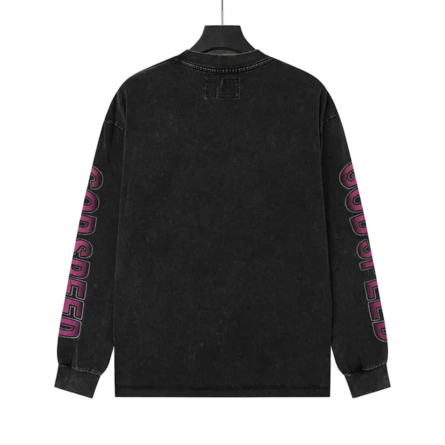 Godspeed Graphic Print Long-Sleeve Crewneck T-Shirt 8