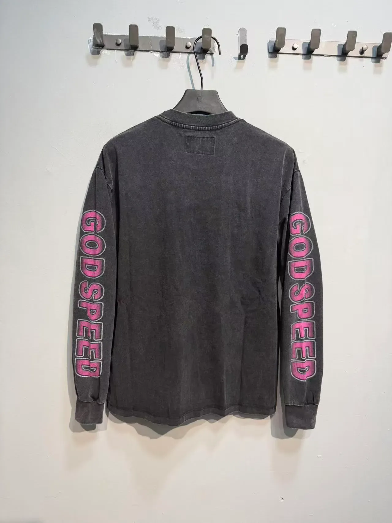Godspeed Graphic Print Long-Sleeve Crewneck T-Shirt 11
