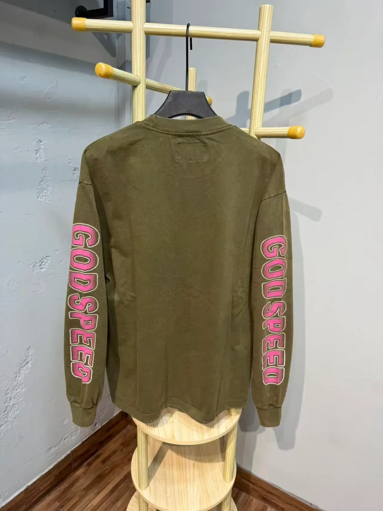 Godspeed Graphic Print Long-Sleeve Crewneck T-Shirt 14