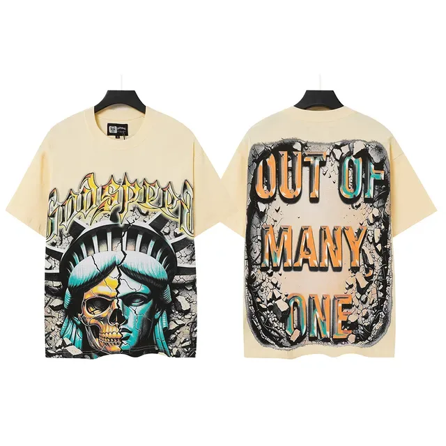Godspeed Graphic Print Off-White T-Shirt 2