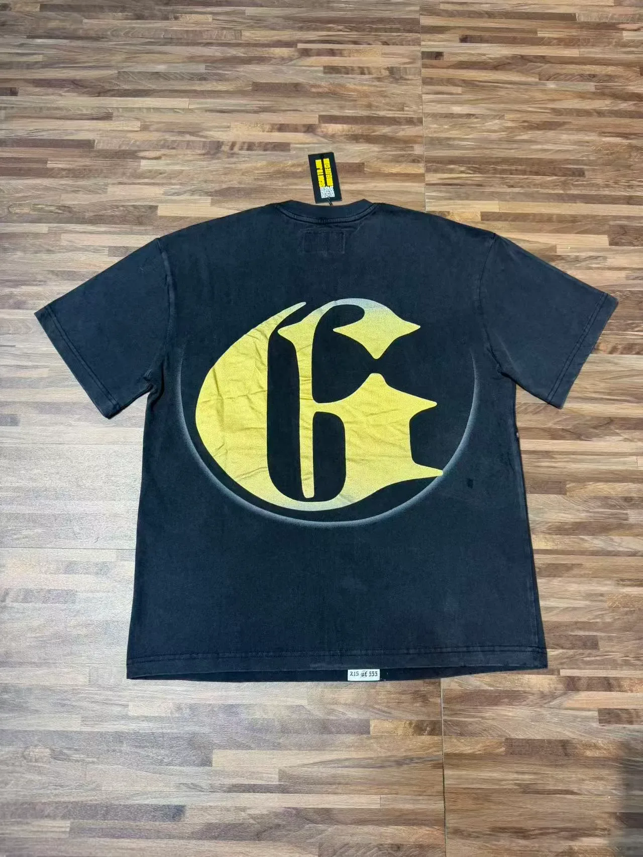 Godspeed Graphic Print Oversized Black T-Shirt 3
