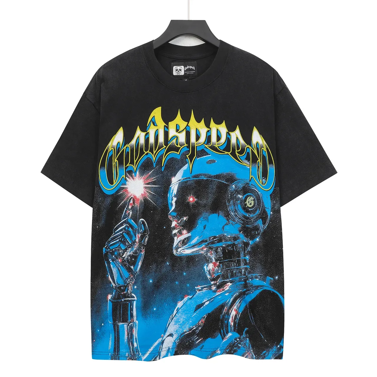 Godspeed Graphic Print Oversized T-Shirt 3