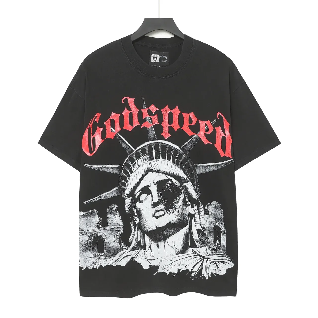 Godspeed Graphic Print Oversized T-Shirt 2
