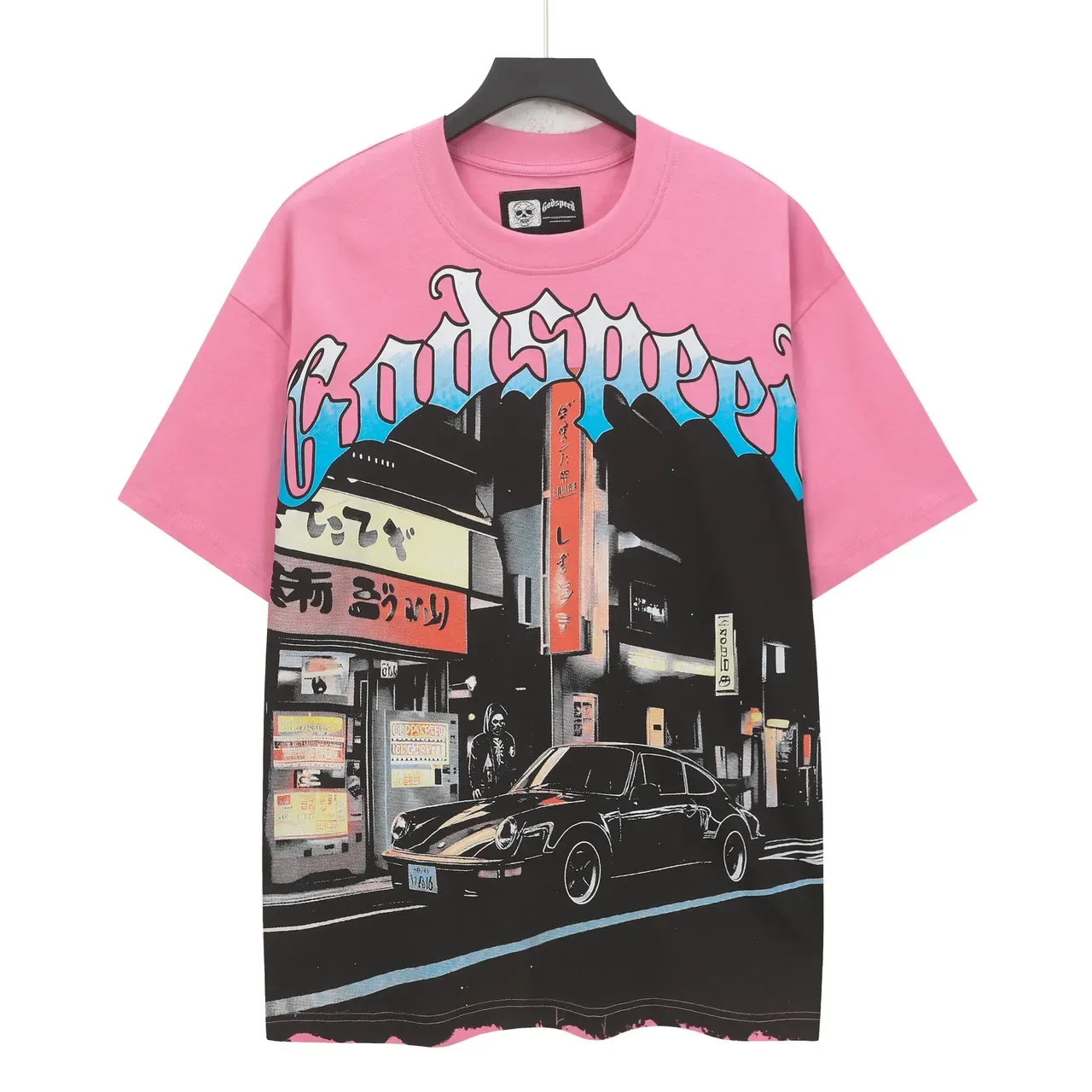 Godspeed Graphic Print Oversized T-Shirt 2